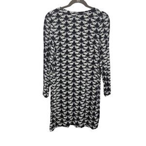 Cat Graphic Long Sleeve Dress
